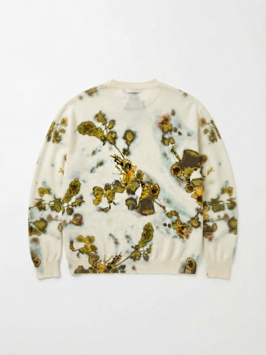 IN BED WITH YOU MAGLIA OVER SCOLLO V STAMPA FIORI