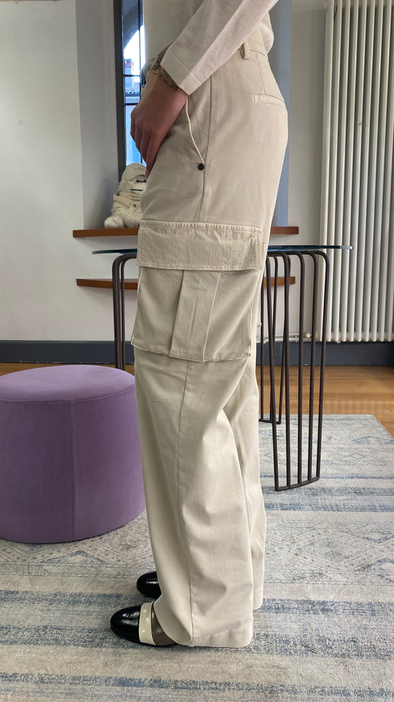 MASON'S PANTALONE CARGO PALAZZO