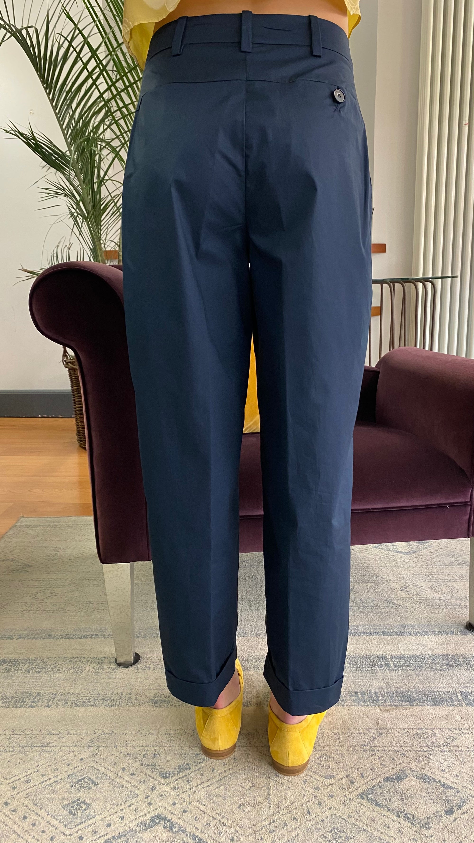 ALESSIA SANTI PANTALONE CON PINCES