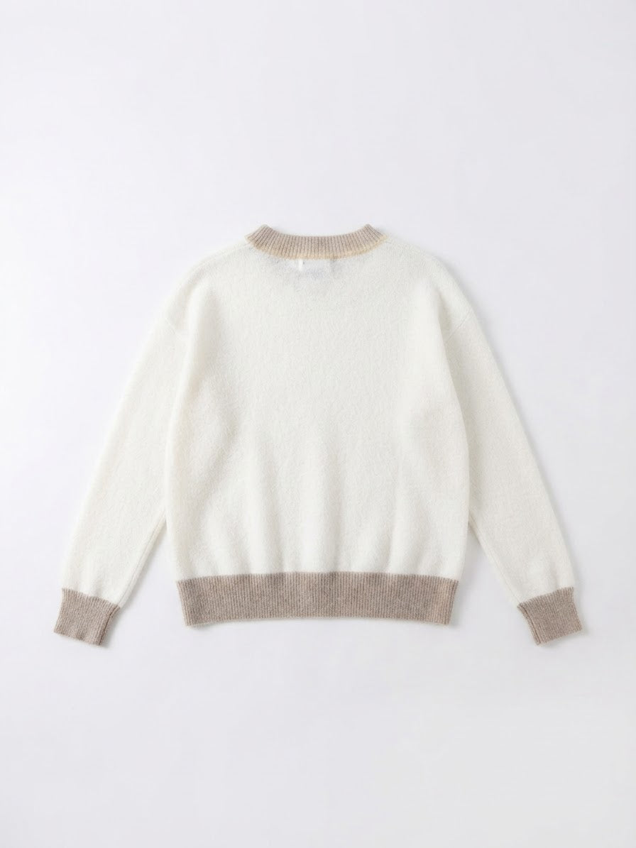 IN BED WITH YOU MAGLIA SCOLLO V TRECCE