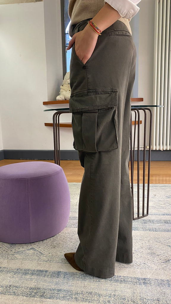 MASON'S PANTALONE CARGO PALAZZO