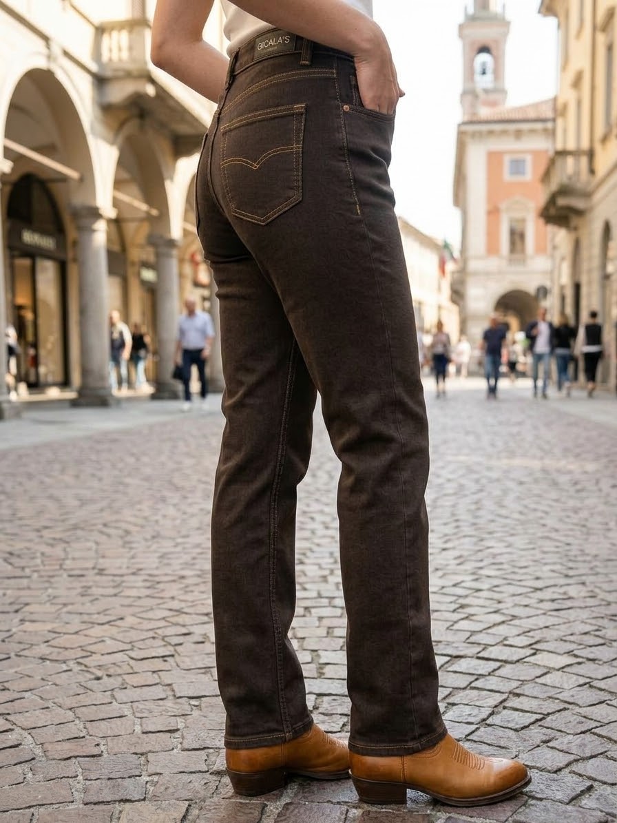 CIGALA'S JEANS REGOLARE IN BULL DENIM