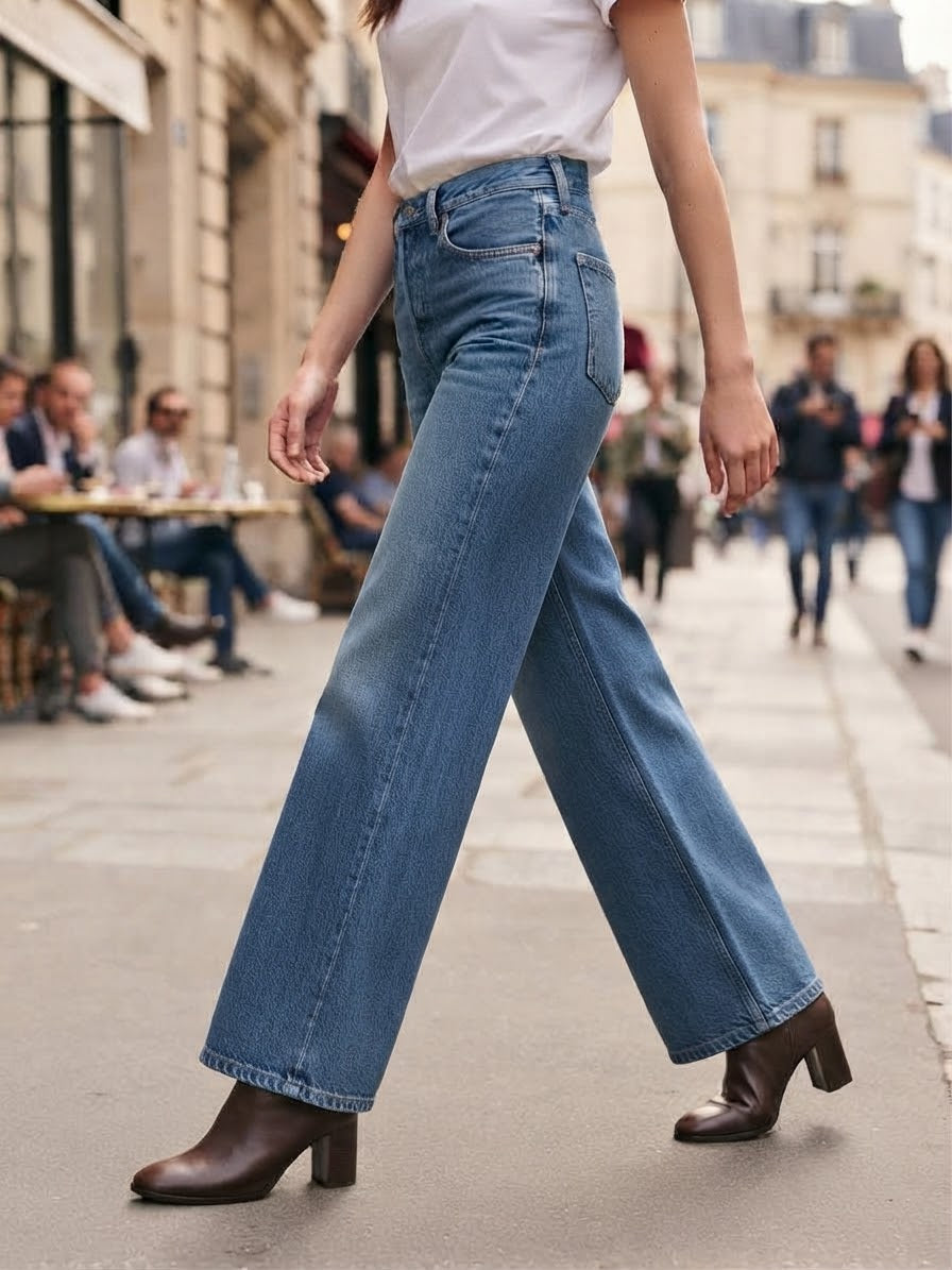 DONDUP JEANS AMBER WIDE LEG