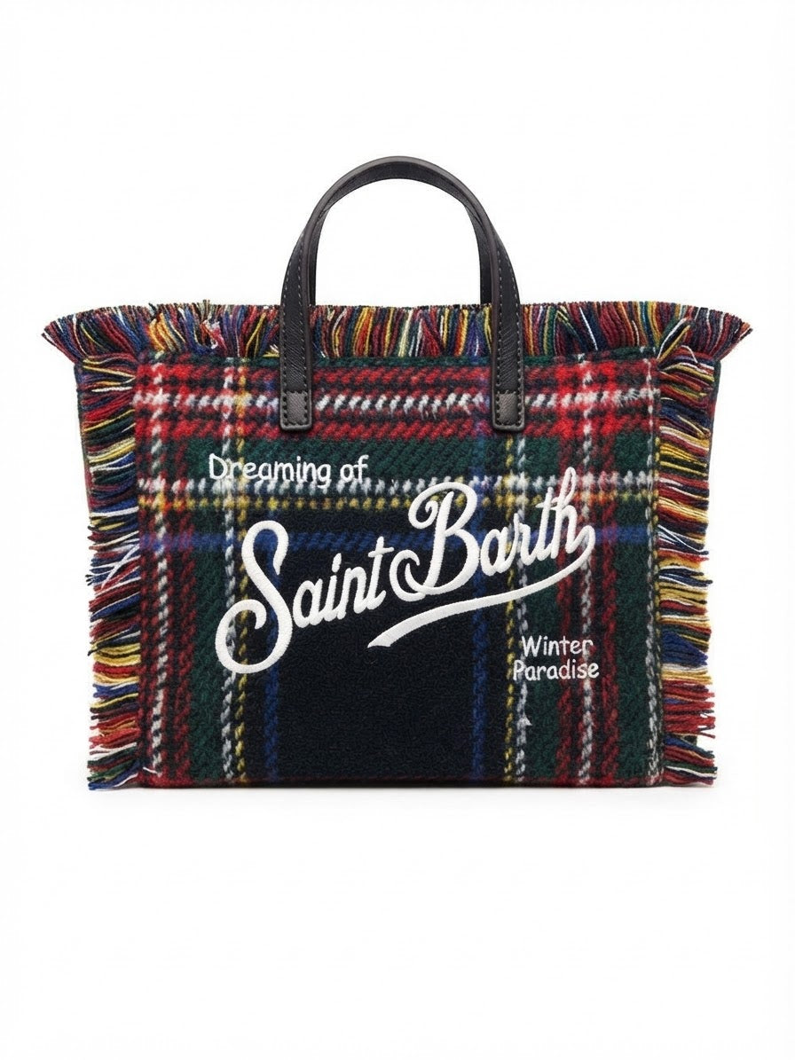 SAINT BARTH BAG MINI VANITY TARTAN