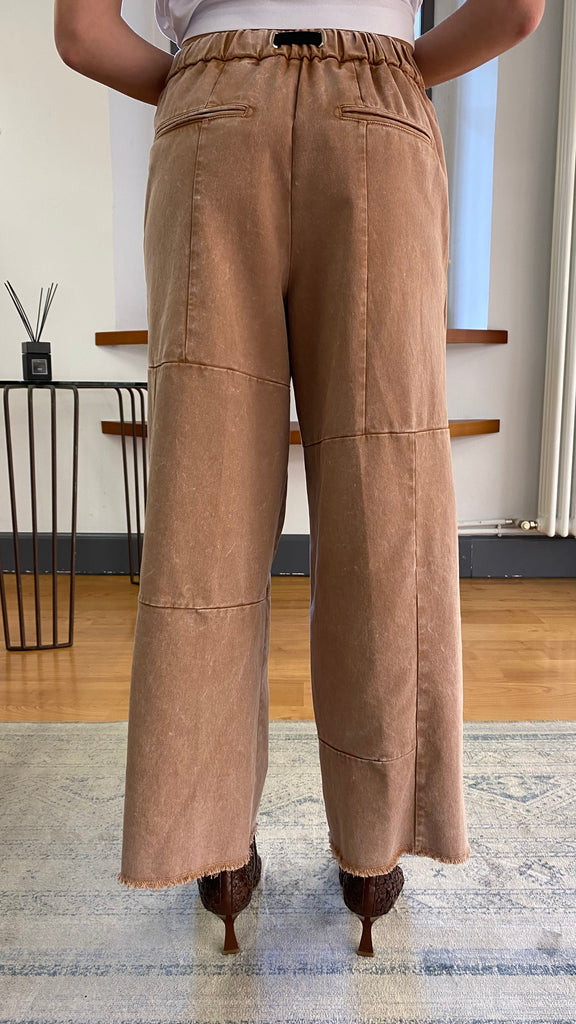 WHITE SAND PANTALONE CAROL PATCH