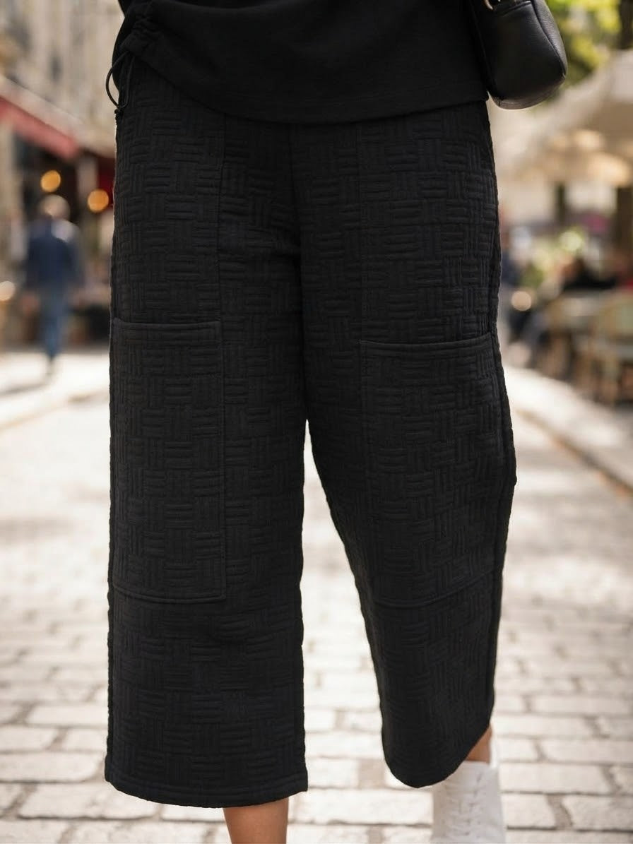KOZAN PANTALONE GOFFRATO CALDO JERSEY