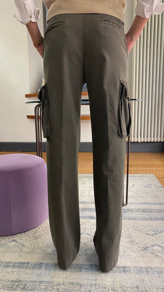 MASON'S PANTALONE CARGO PALAZZO