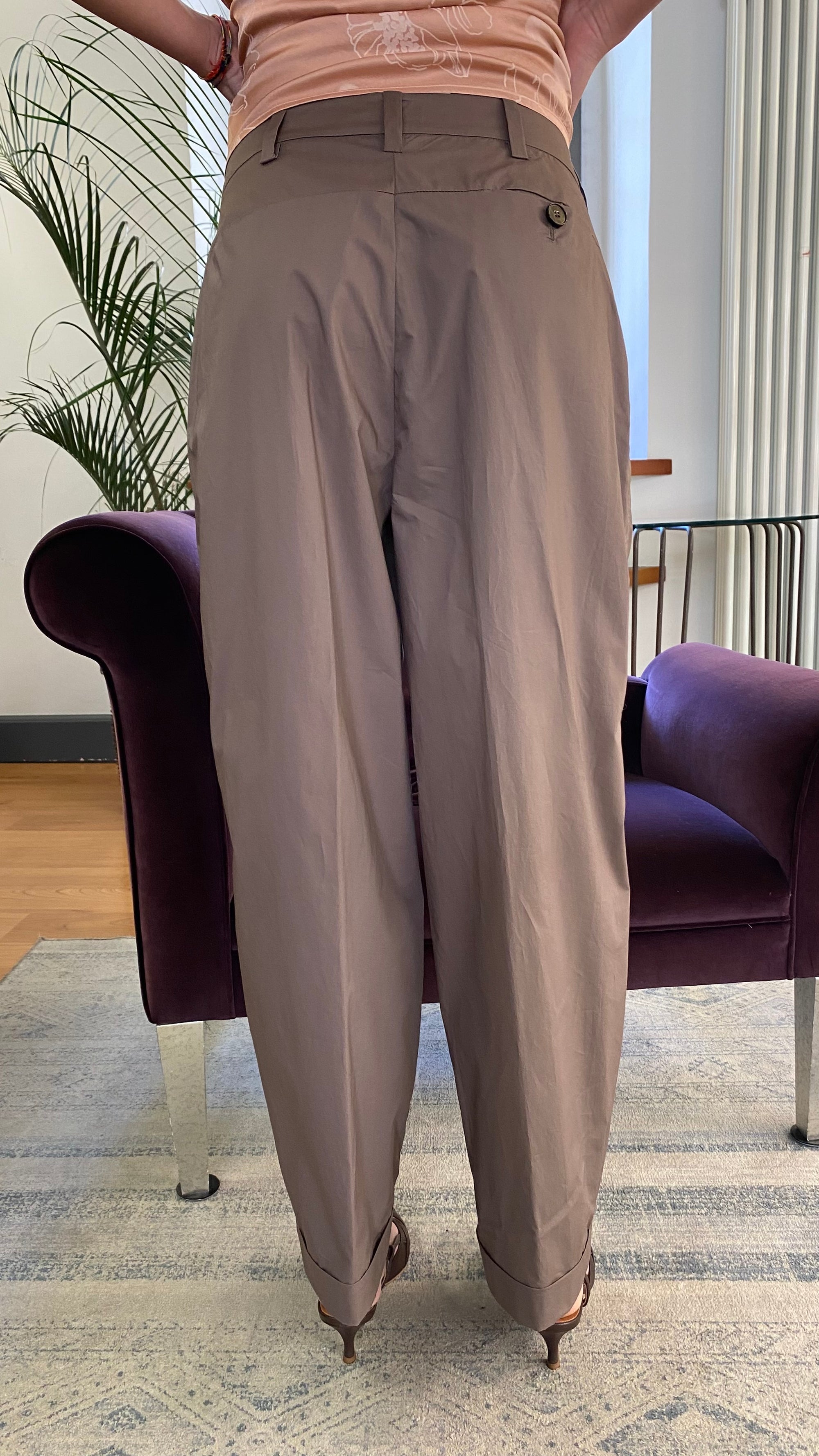 ALESSIA SANTI PANTALONE CON PINCES