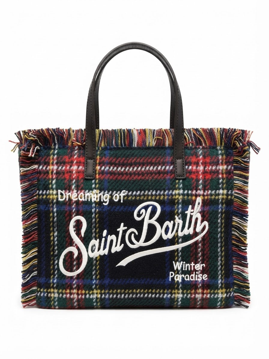 SAINT BARTH BAG COLETTE TARTAN