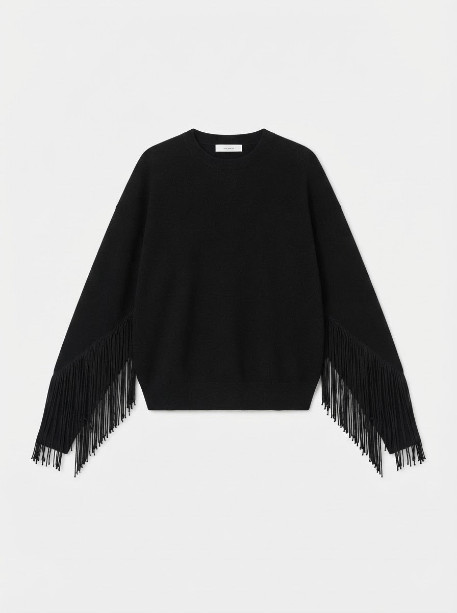 DONDUP MAGLIA OVER CON FRANGE