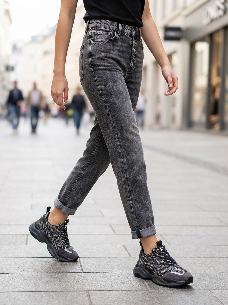 DONDUP JEANS KOONS GRIGIO LOOSE FIT