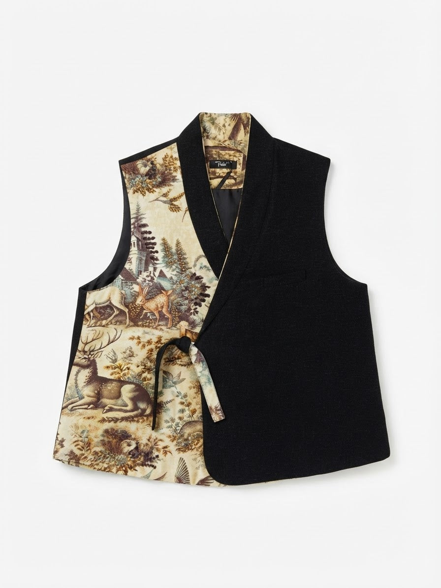 TADASHI GILET KIMONO
