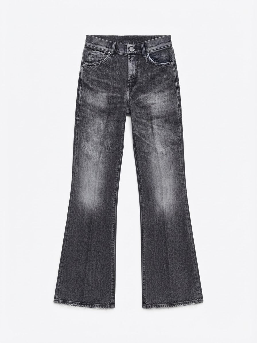 DONDUP JEANS AMBER  GRIGIO WIDE LEG