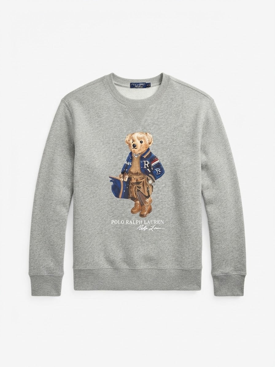 POLO RALPH LAUREN FELPA GIROCOLLO CON TEDDY