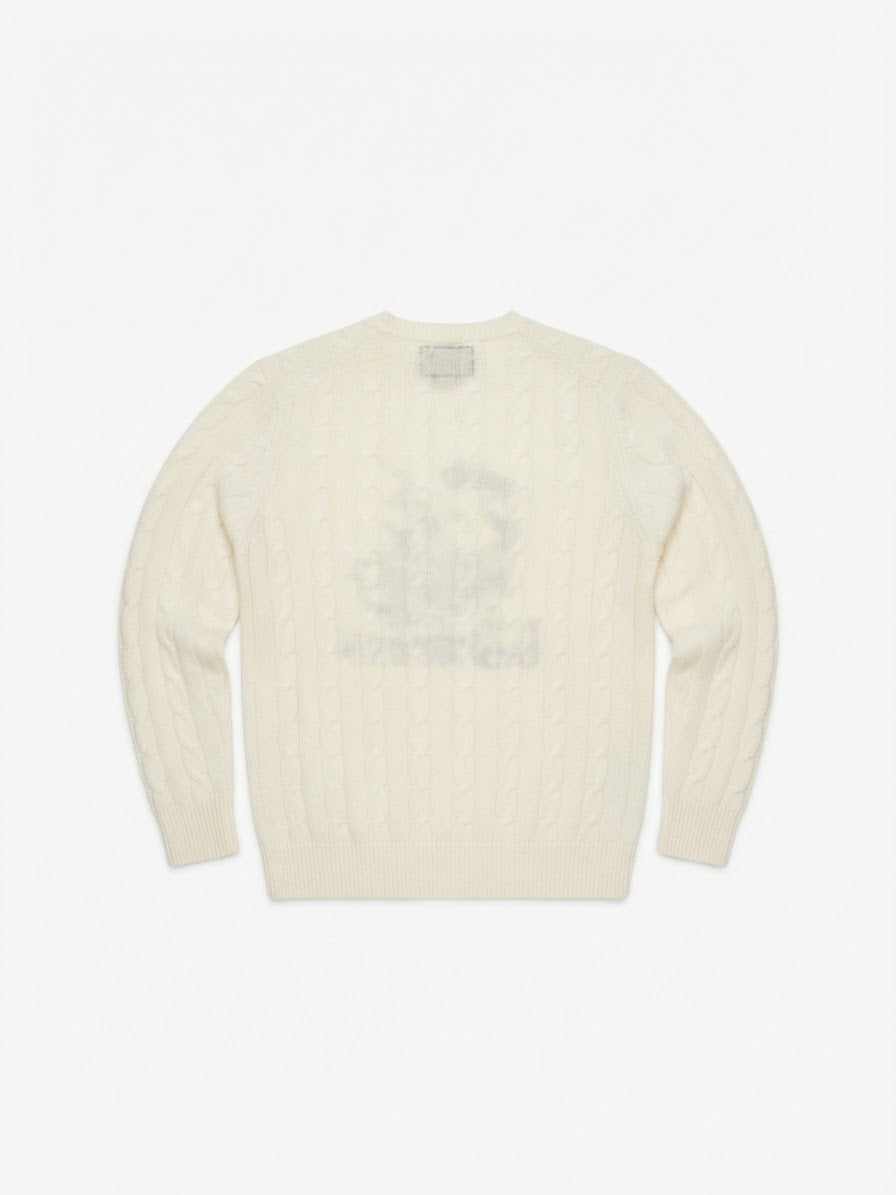 SAINT BARTH MAGLIA A  TRECCE TEMA SNOOPY