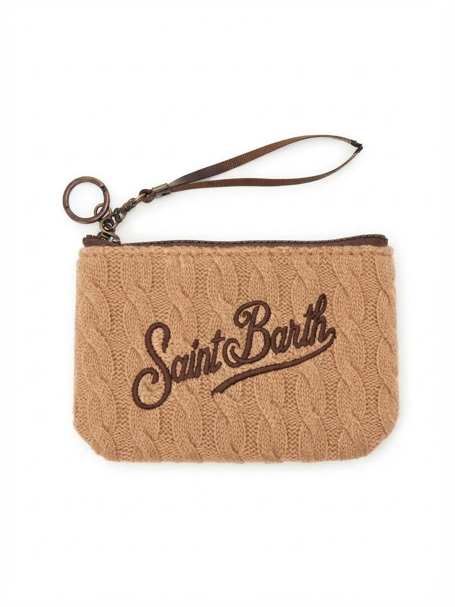 SAINT BARTH ALINE MINI POCHETTE LANA A TRECCE