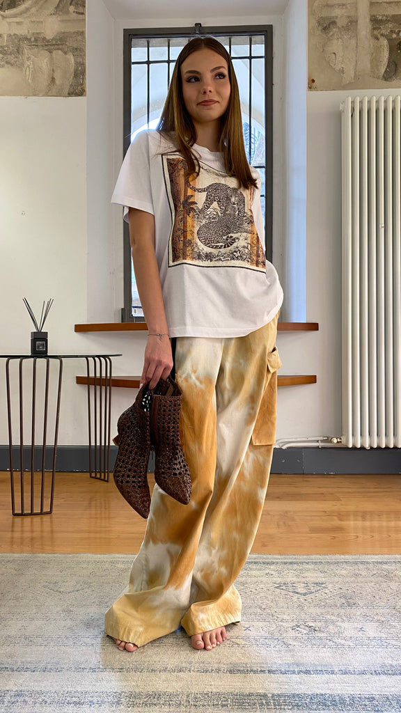 WHITE SAND PANTALONE CARGO