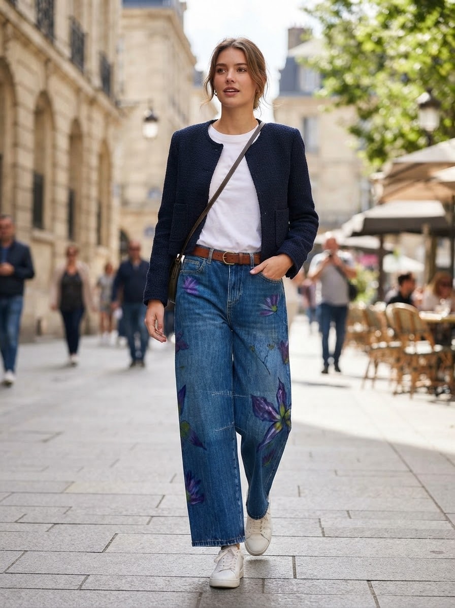 ALESSIA SANTI JEANS DIPINTO