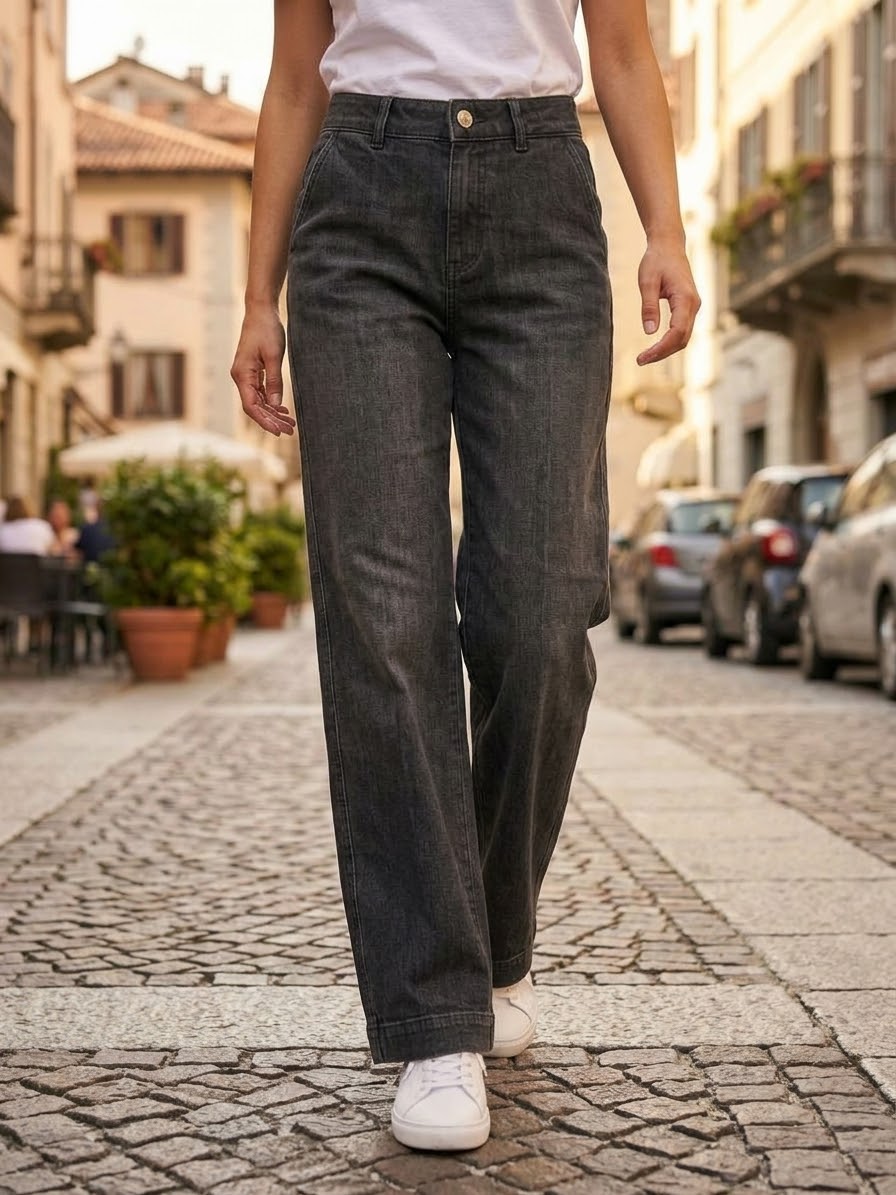 CIGALA'S JEANS PALAZZO CROP