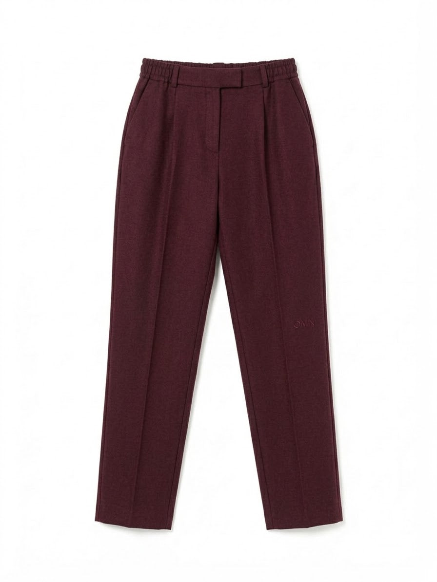 OWN PANTALONE FELPA SLIM IN COTONE ORGANICO