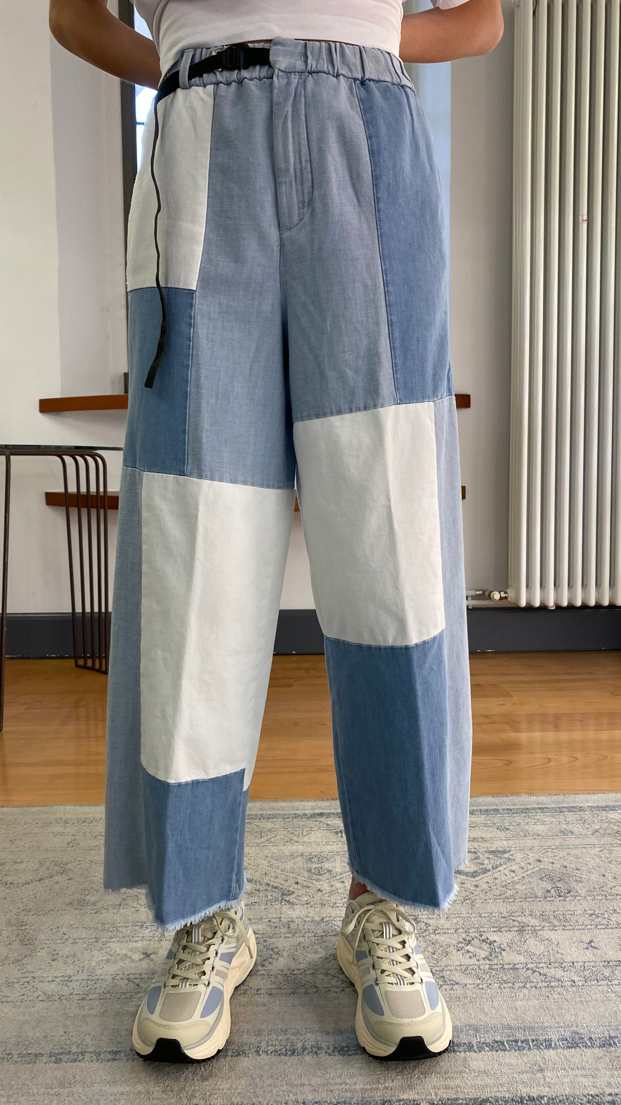 WHITE SAND JEANS CAROL PATCH