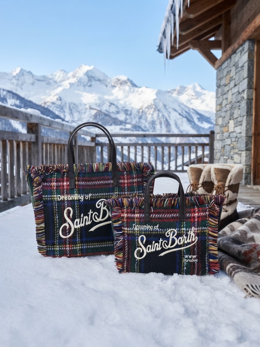 SAINT BARTH BAG COLETTE TARTAN