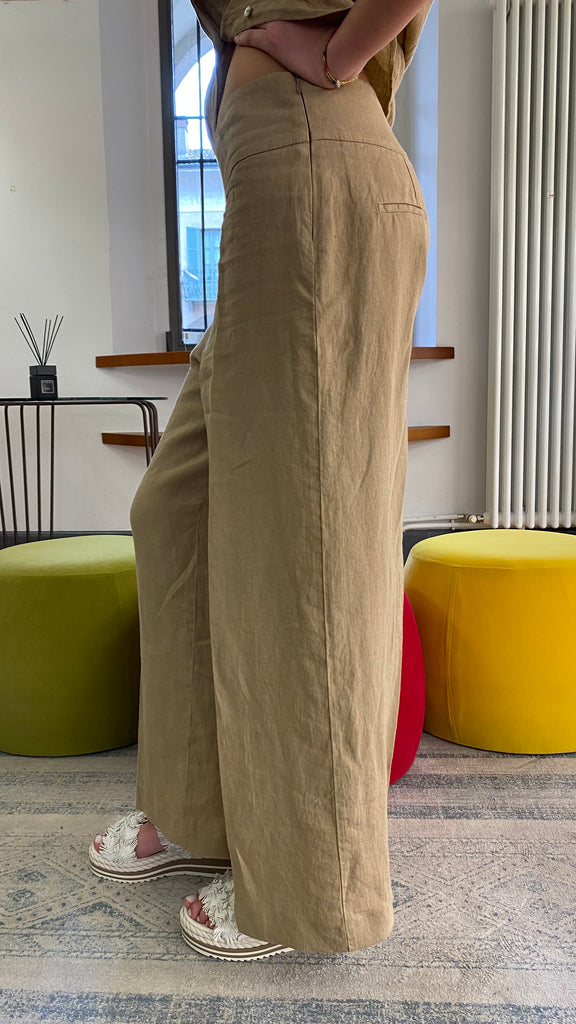 ADELE PANTALONE LINO FRANCESE