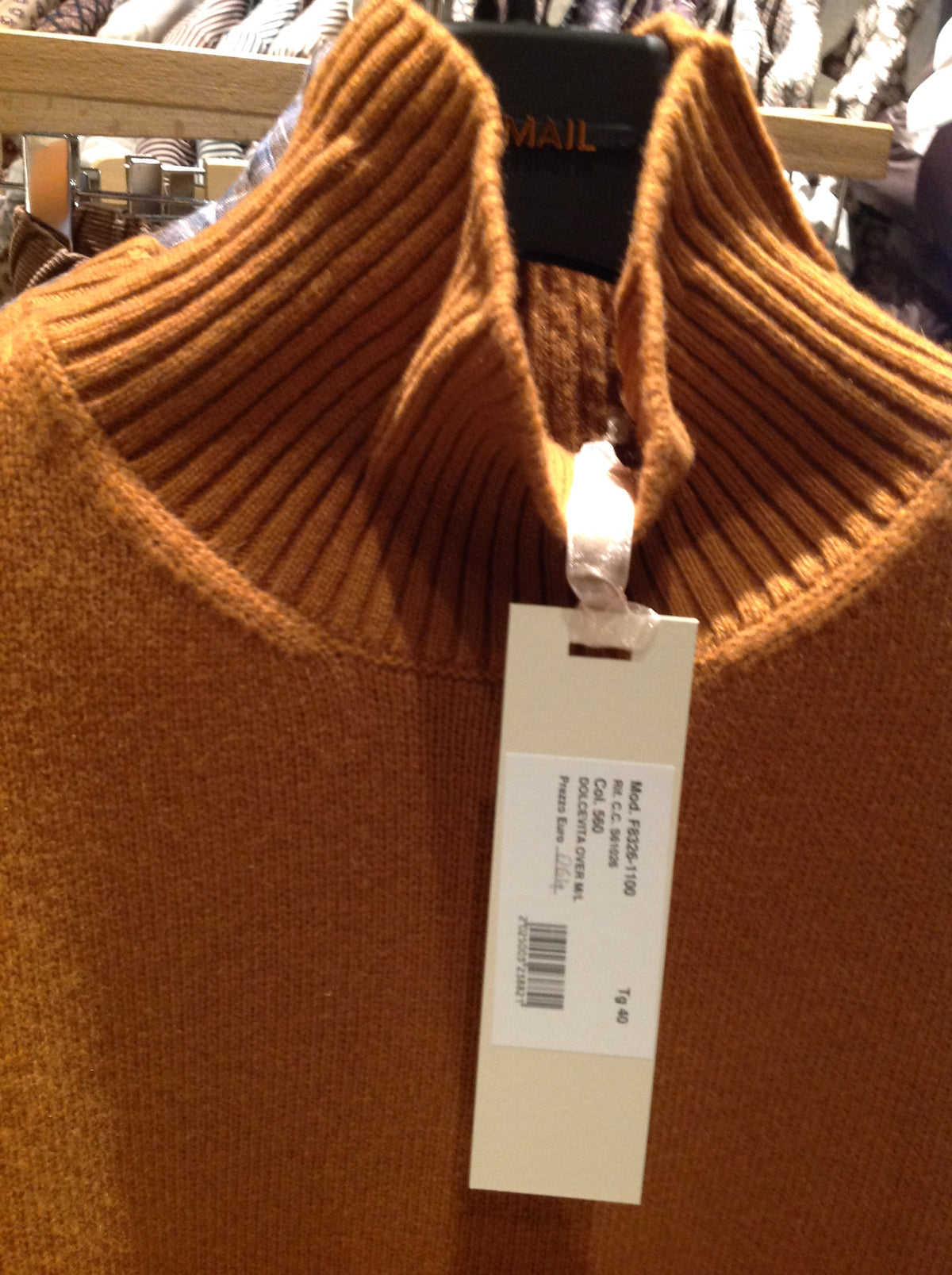 FEMAIL MAGLIA COLLO VULCANO OVER
