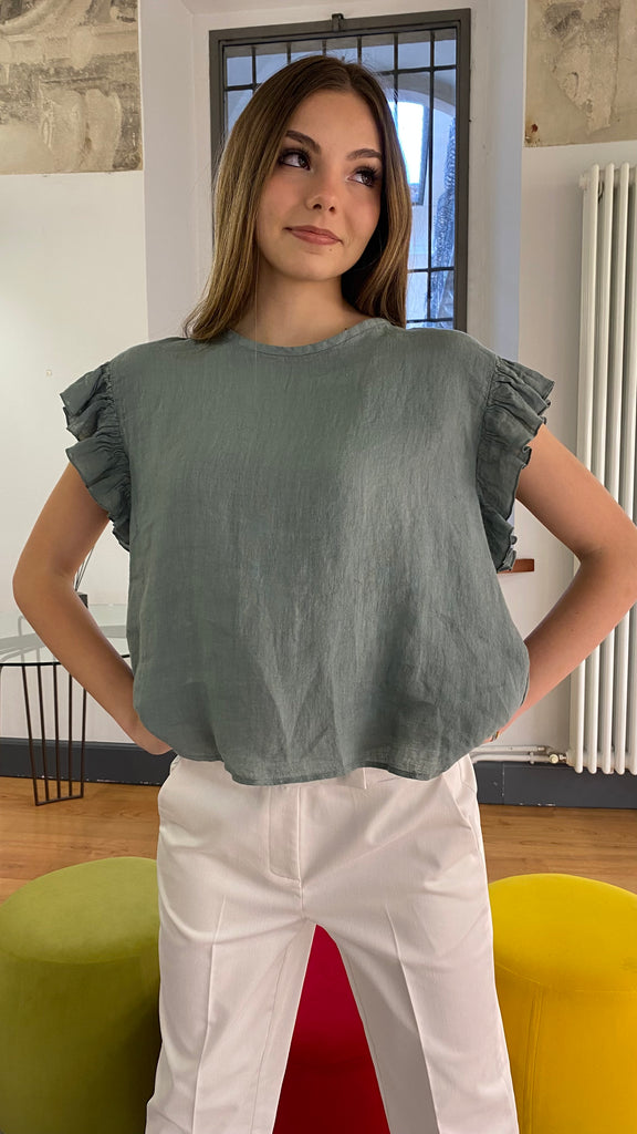 ADELE BLUSA LINO