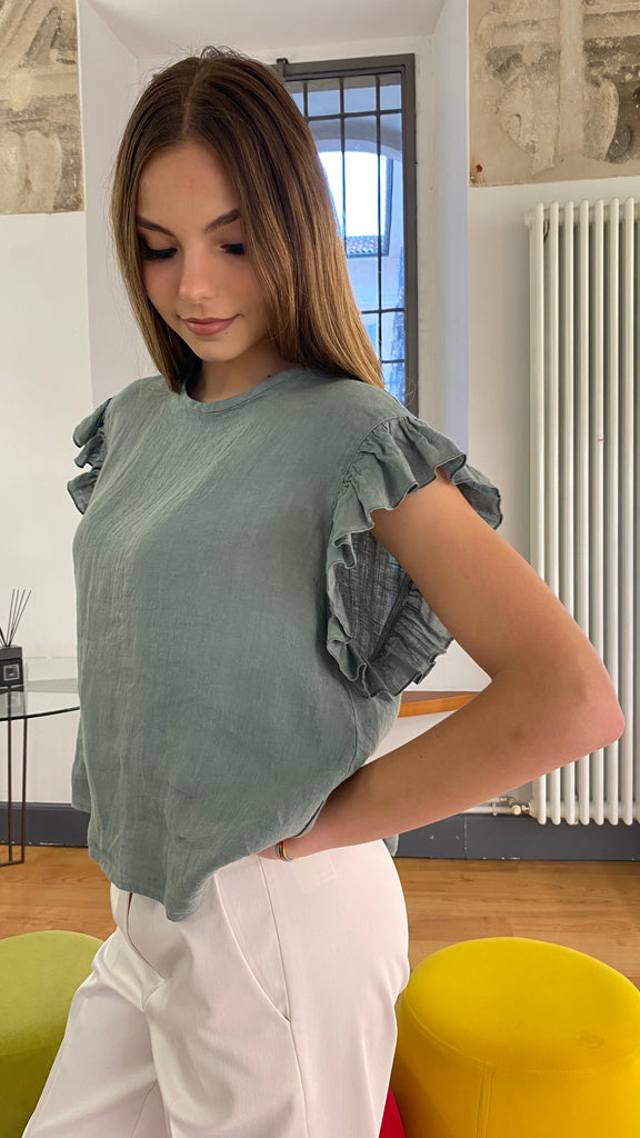 ADELE BLUSA LINO
