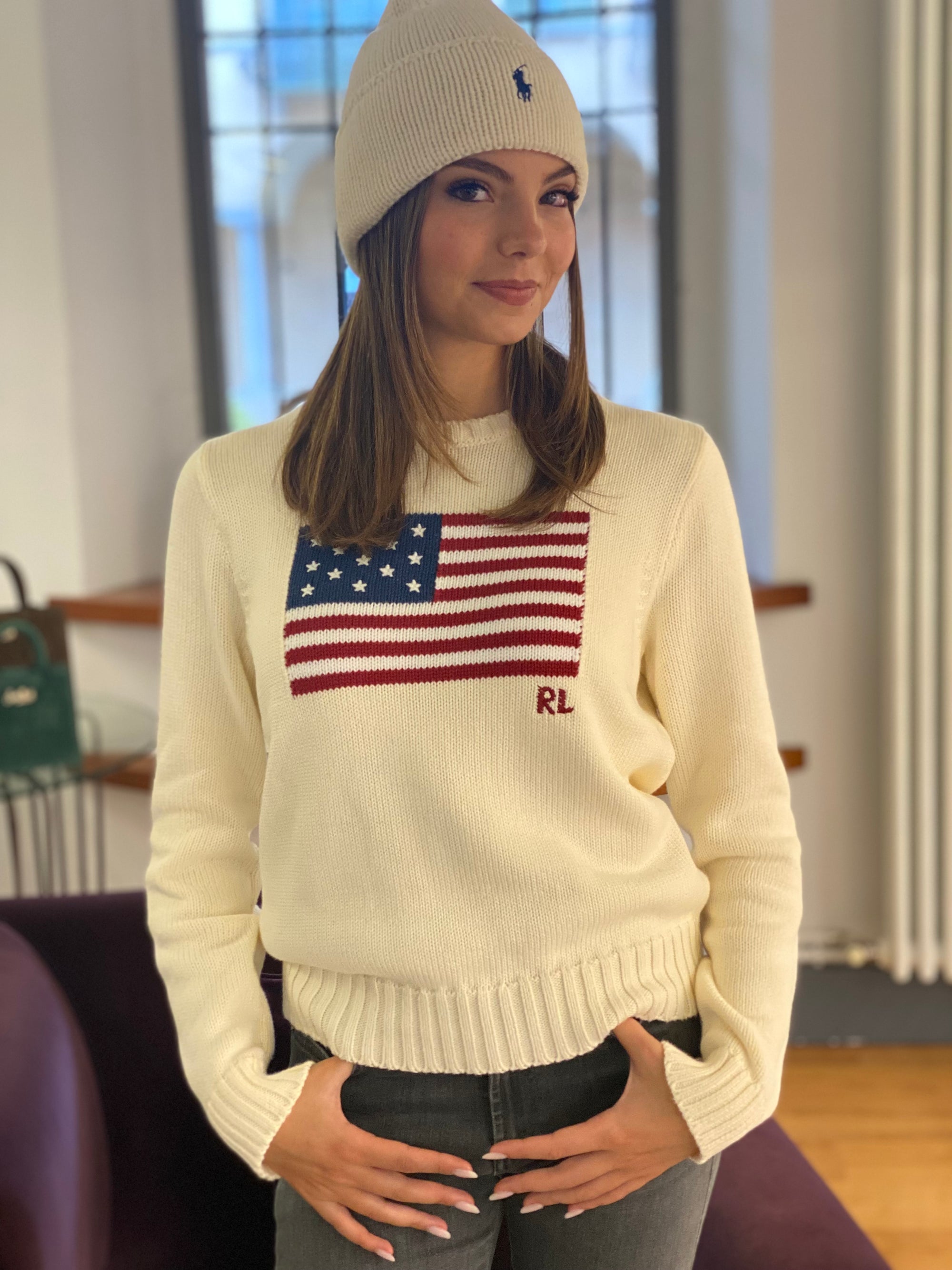 POLO RALPH LAUREN MAGLIA AMERICAN FLAG