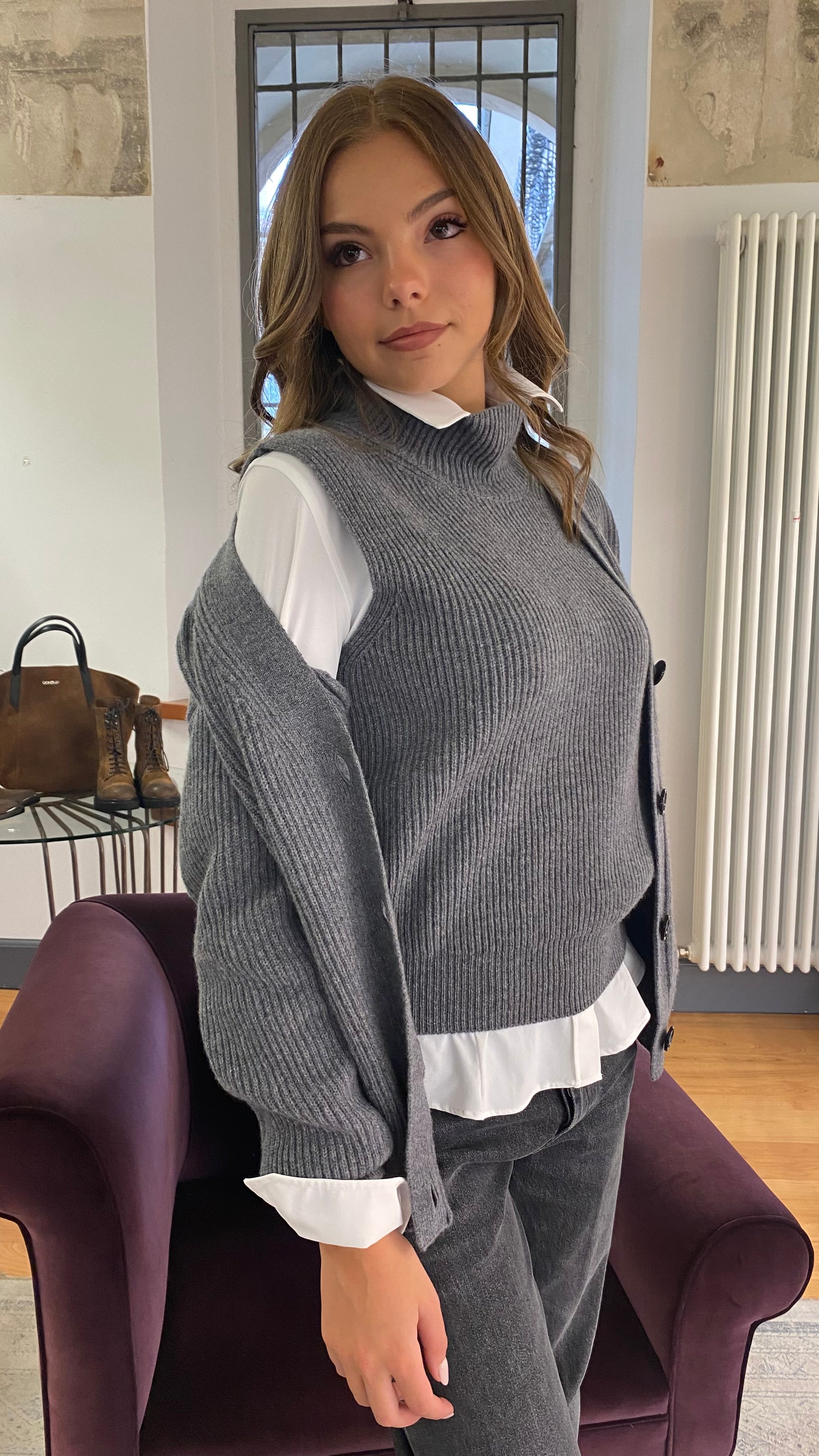 DONDUP GILET DOLCEVITA