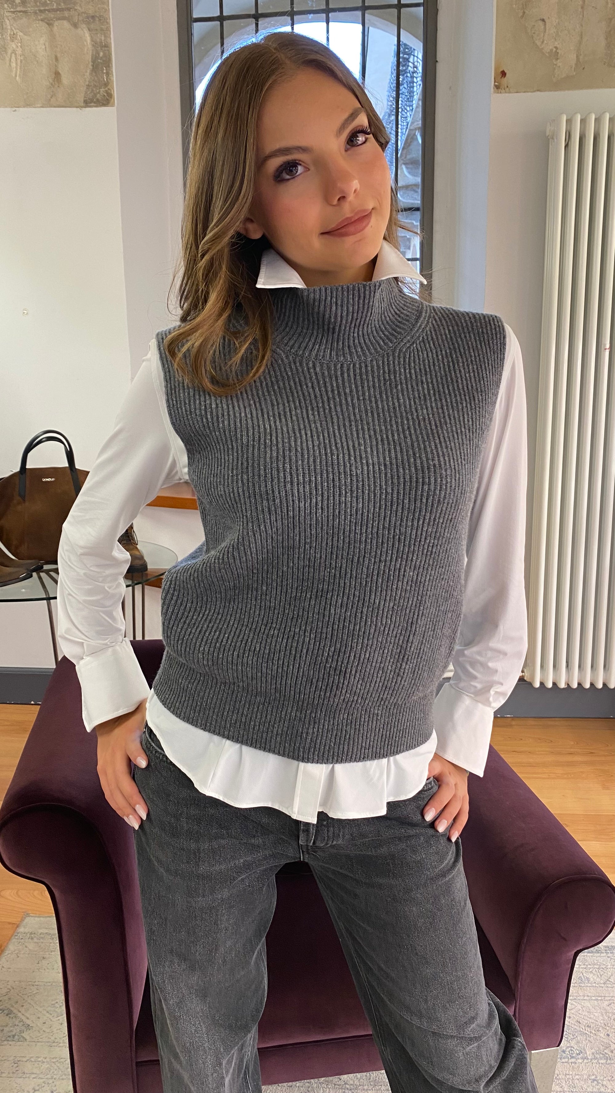 DONDUP GILET DOLCEVITA