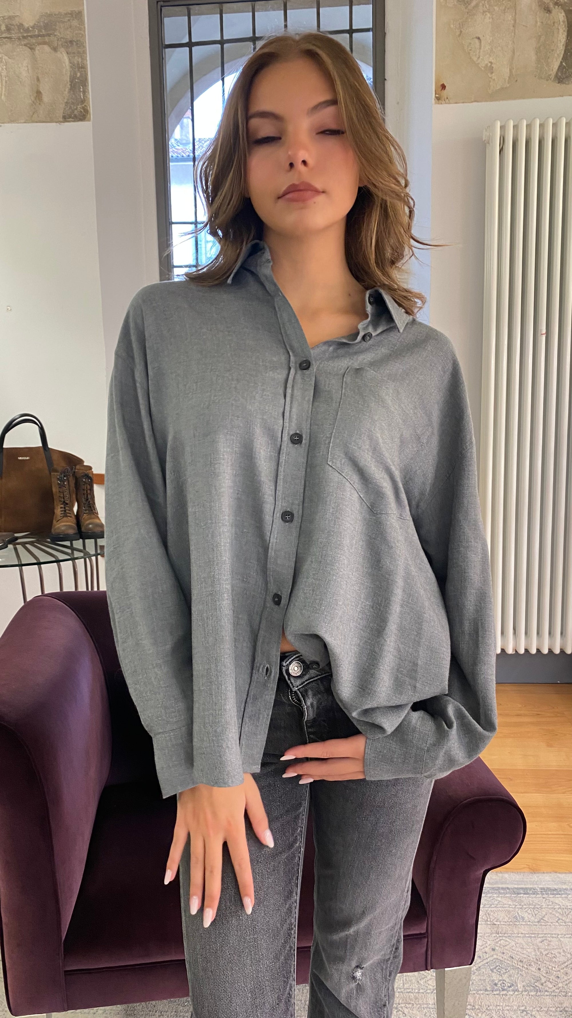 DONDUP CAMICIA OVER