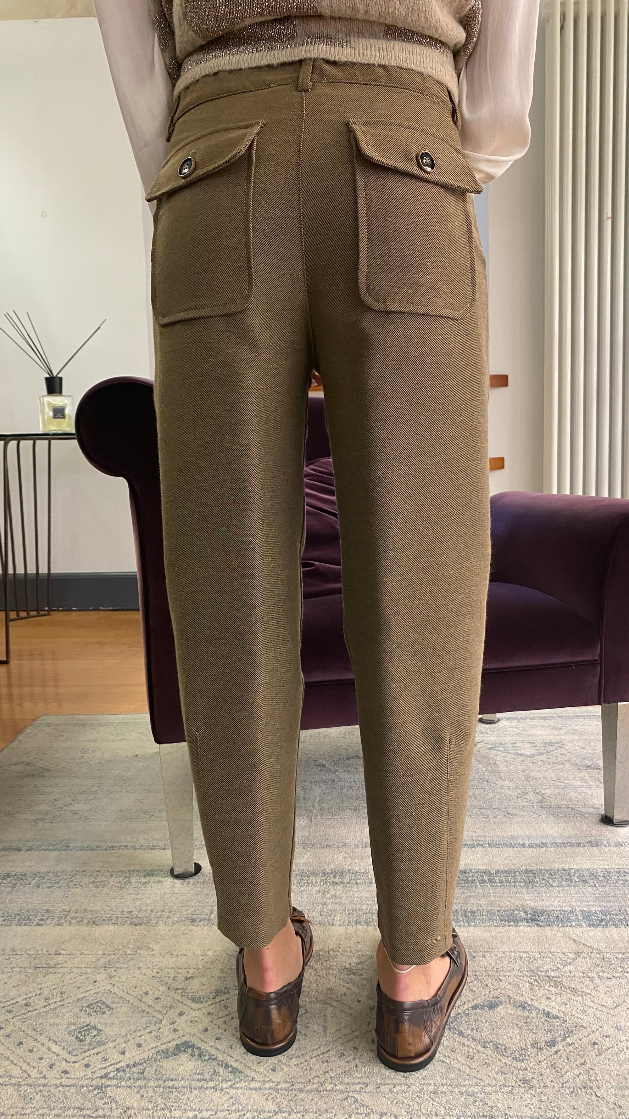 ALESSIA SANTI PANTALONI CARROT