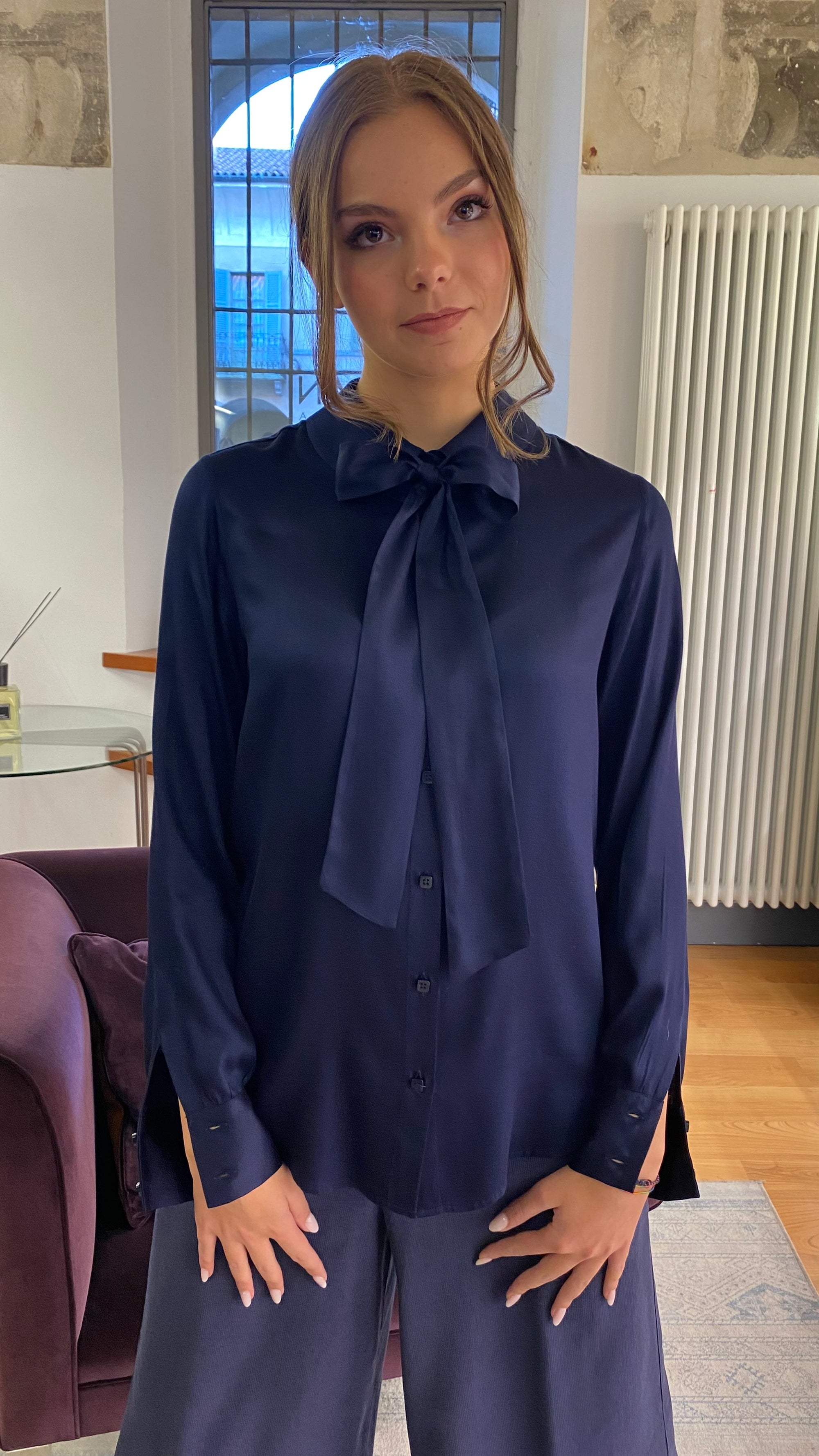 ALESSIA SANTI PANTALONI VELLUTO