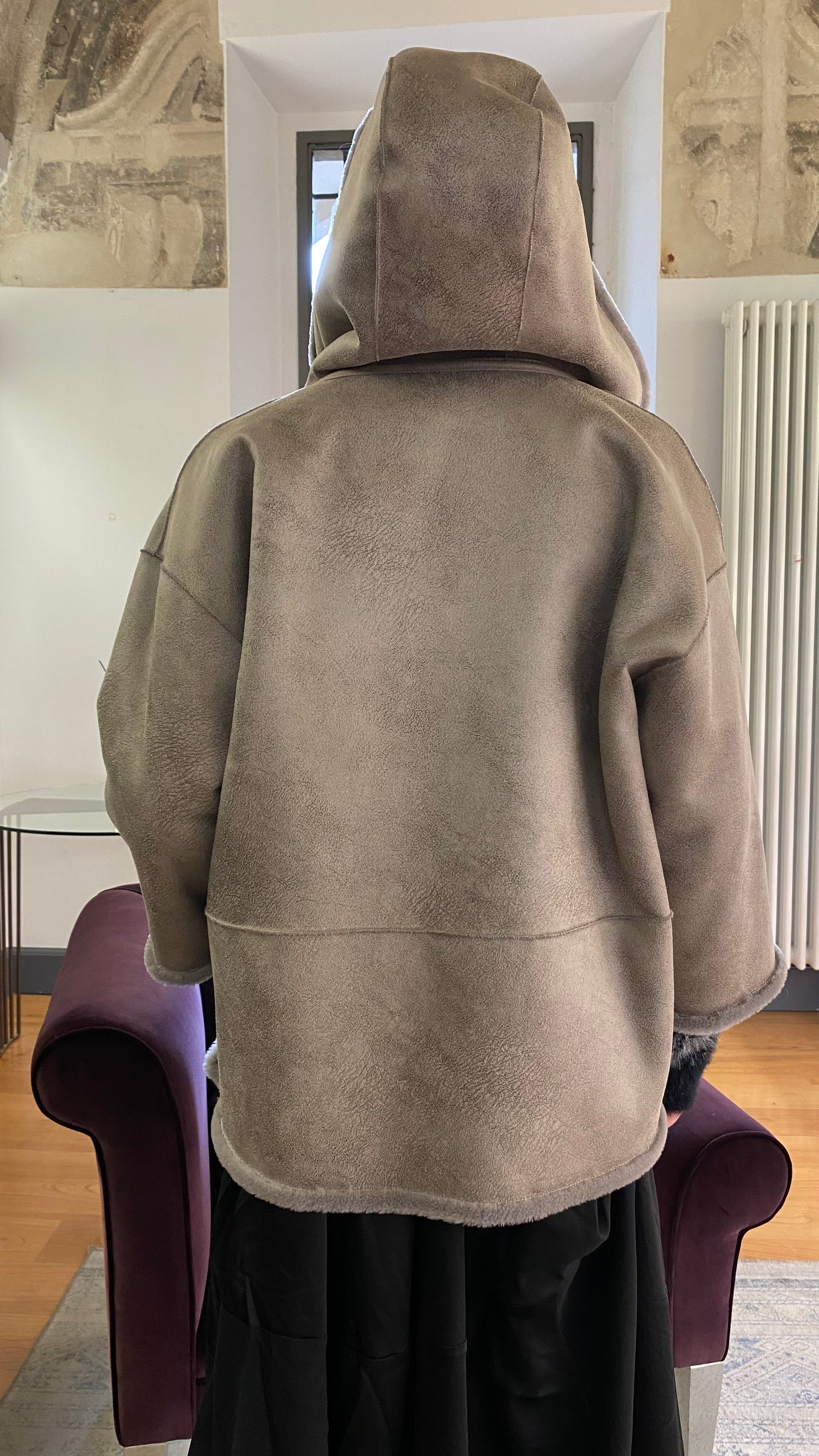 PCUBE WHITE GIACCONE REVERSIBILE