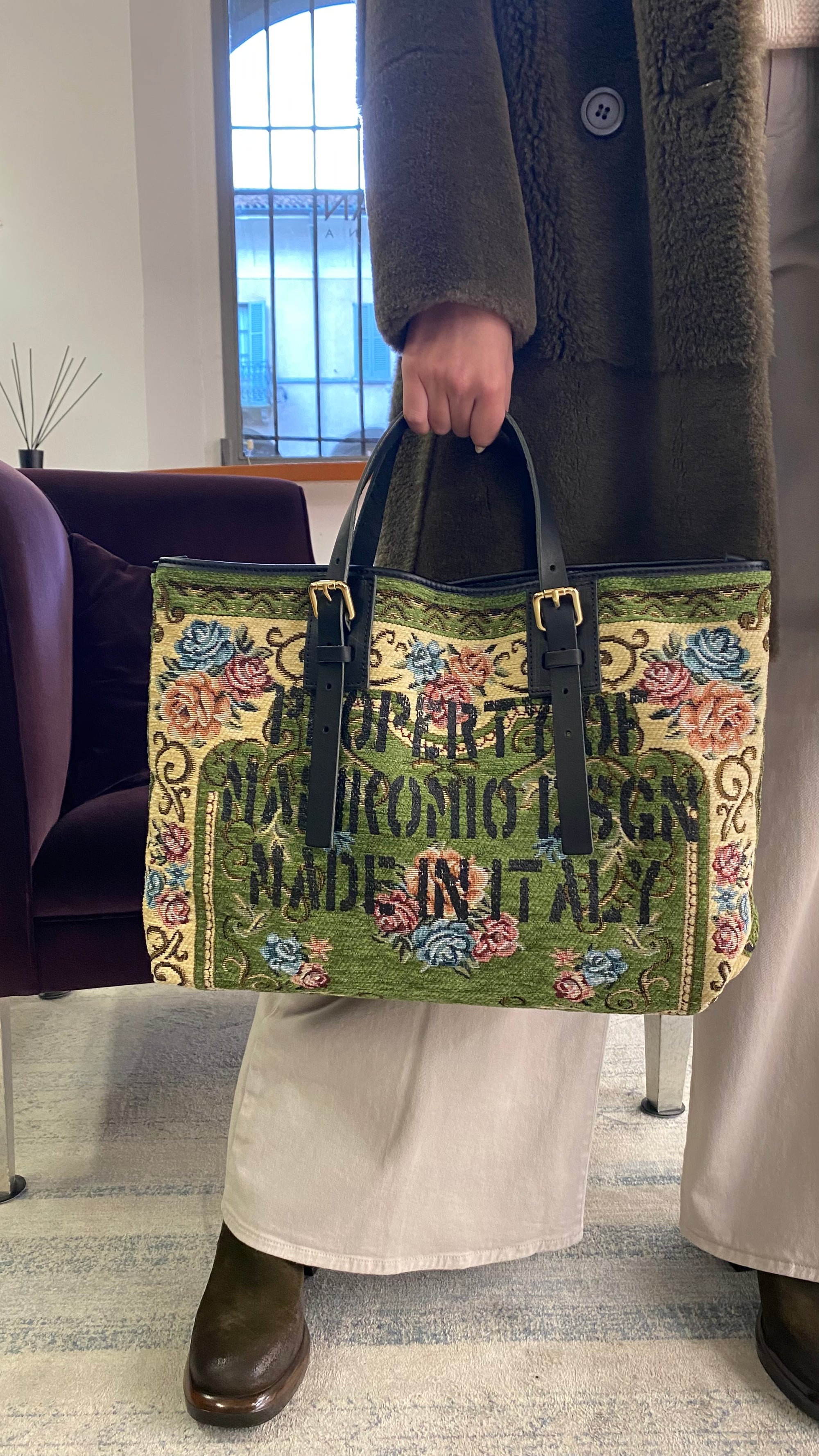 PCUBE WHITE CAPPOTTO REVERSIBILE