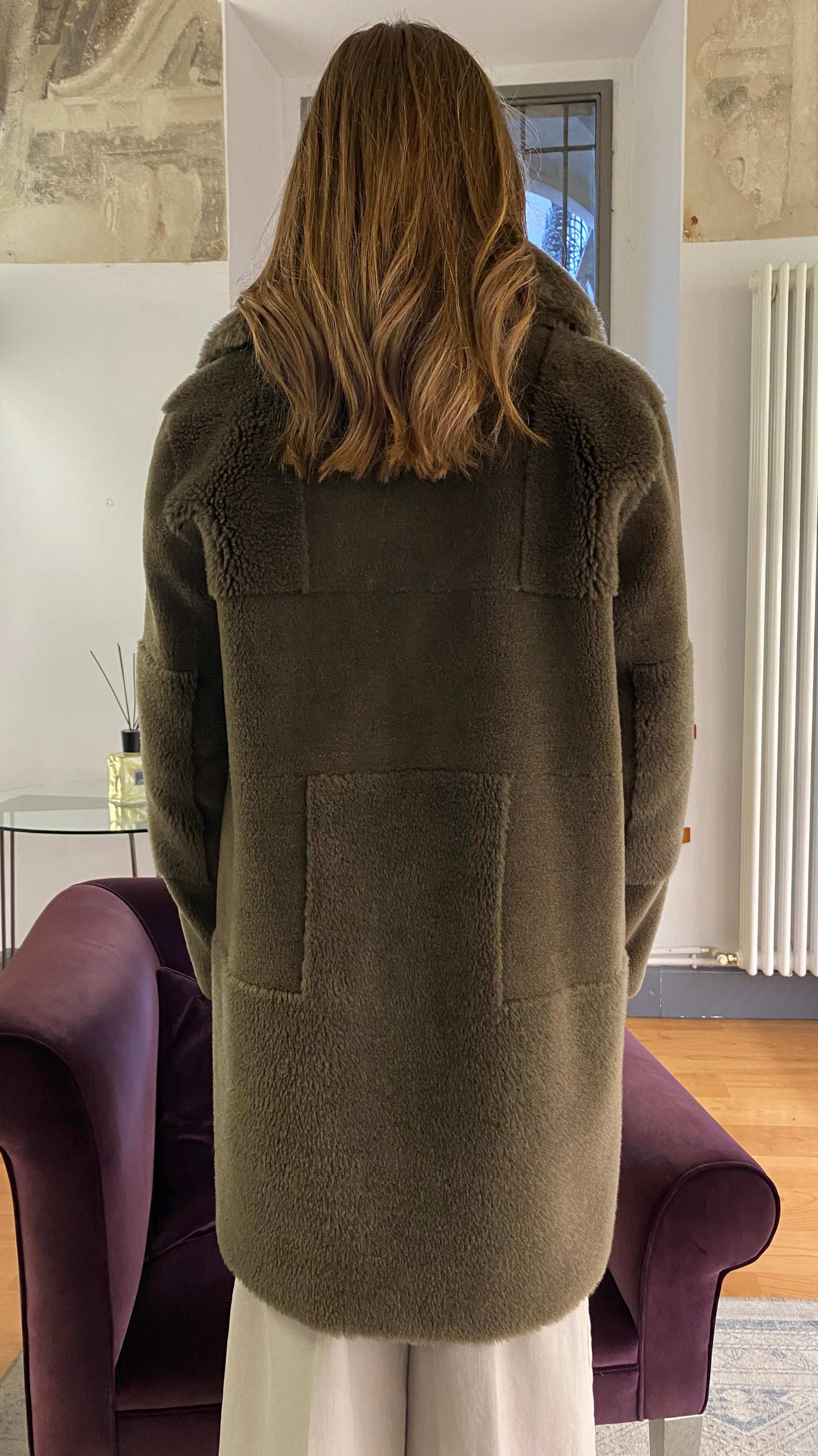 PCUBE WHITE CAPPOTTO REVERSIBILE