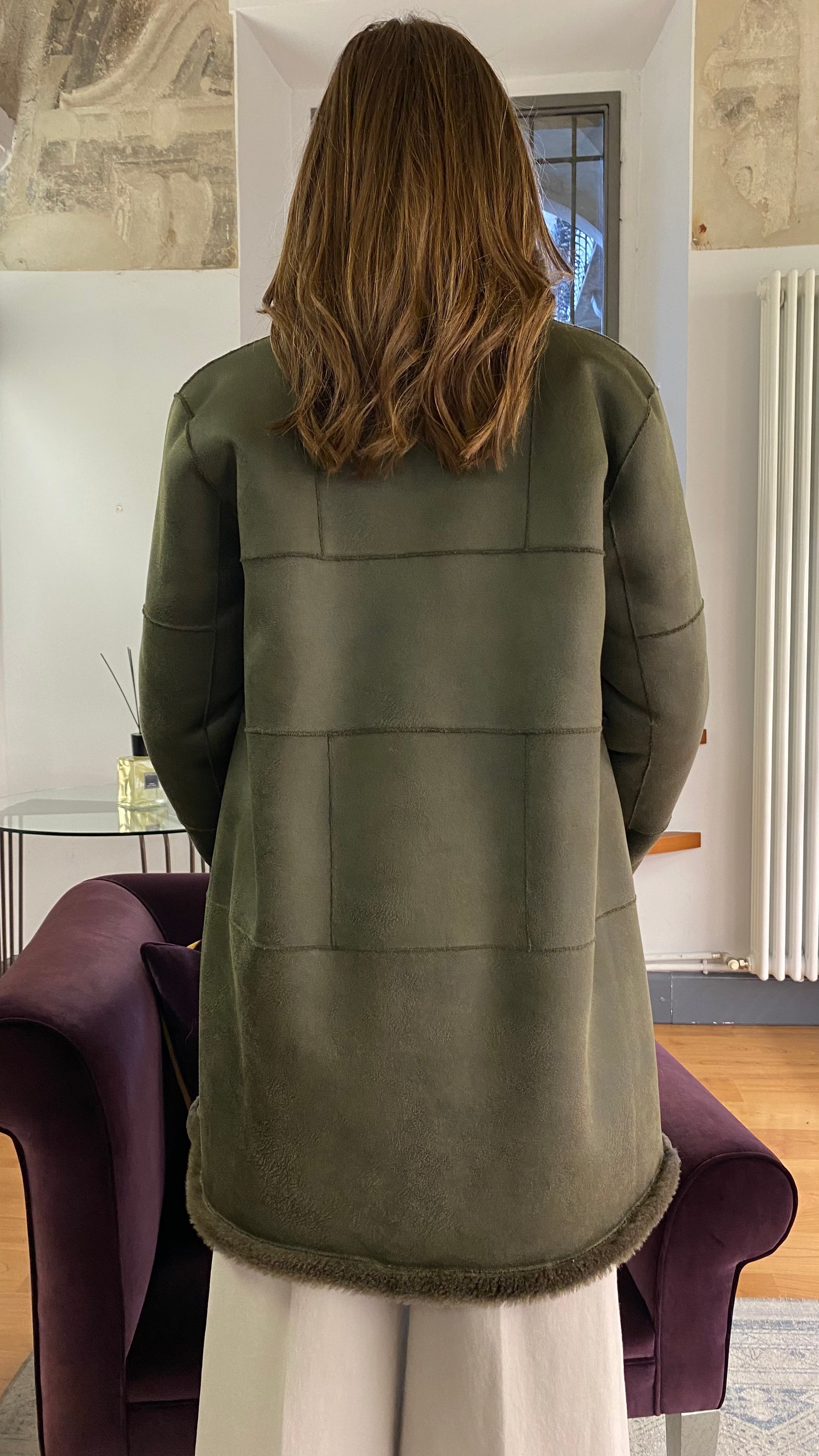 PCUBE WHITE CAPPOTTO REVERSIBILE