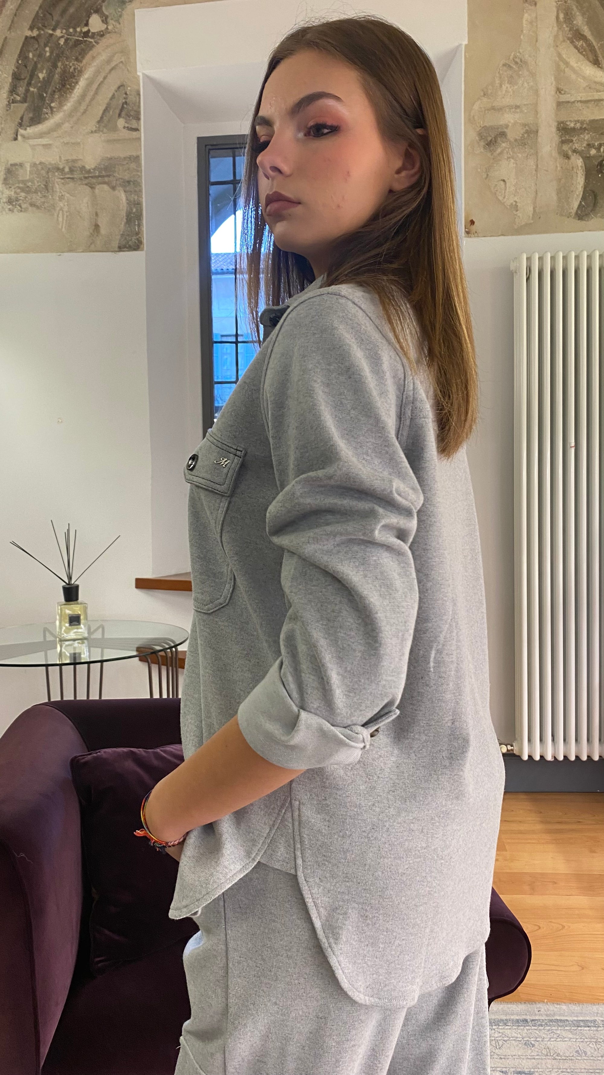 PCUBE WHITE CAPPOTTO REVERSIBILE