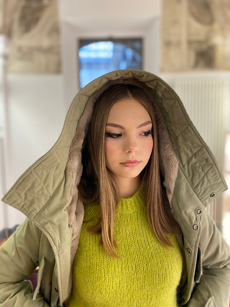 ALESSIA SANTI PARKA LUNGO