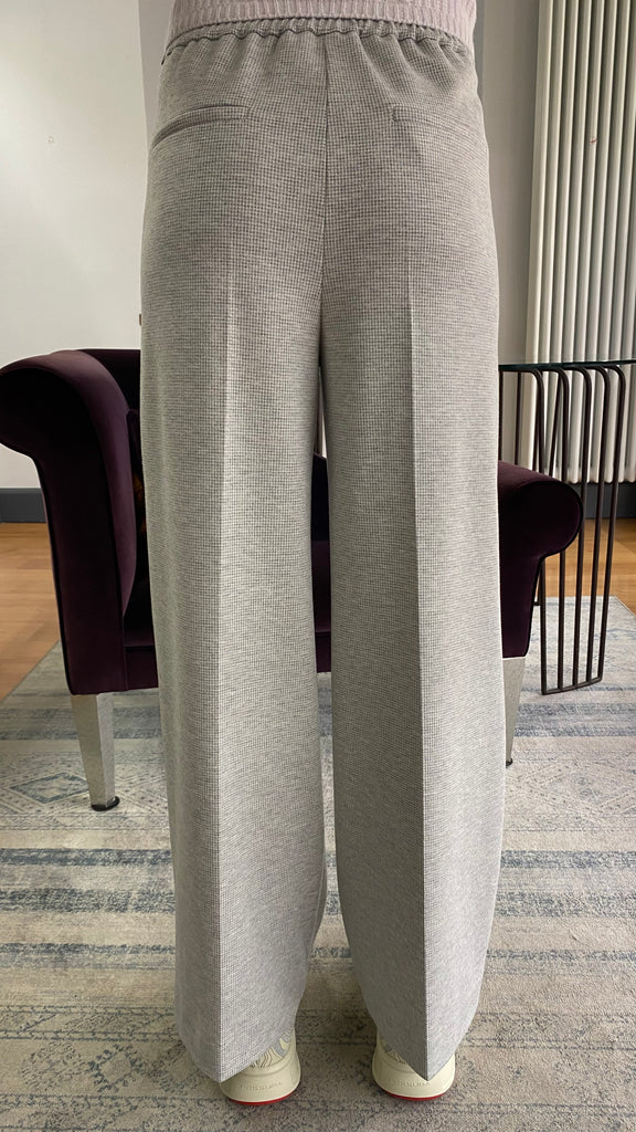 ADELE PANTALONE PALAZZO MICRO VICHY