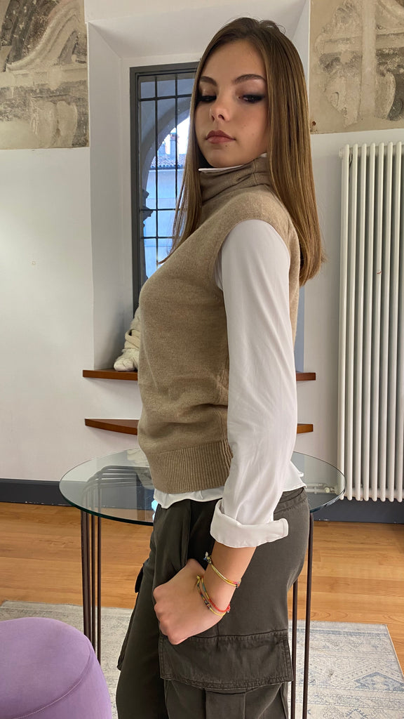 HEMISPHERE GILET CASHMERE