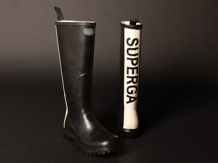SUPERGA RUBBER BOOTS LETTERING